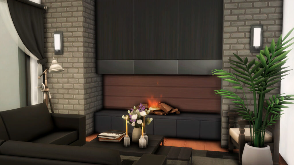 sims 4 modern townhouses living room no cc