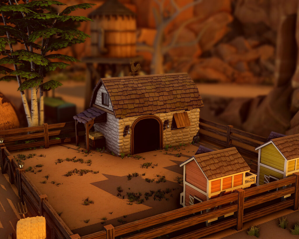 Sims 4 Ranch Homes for Country Living (No CC) 32 sims 4 ranch house cozy country living