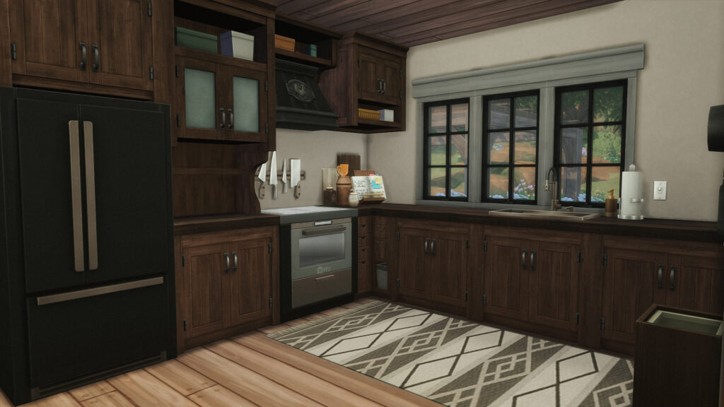 Sims 4 Ranch Homes for Country Living (No CC) 19 sims 4 ranch house with outdoor space