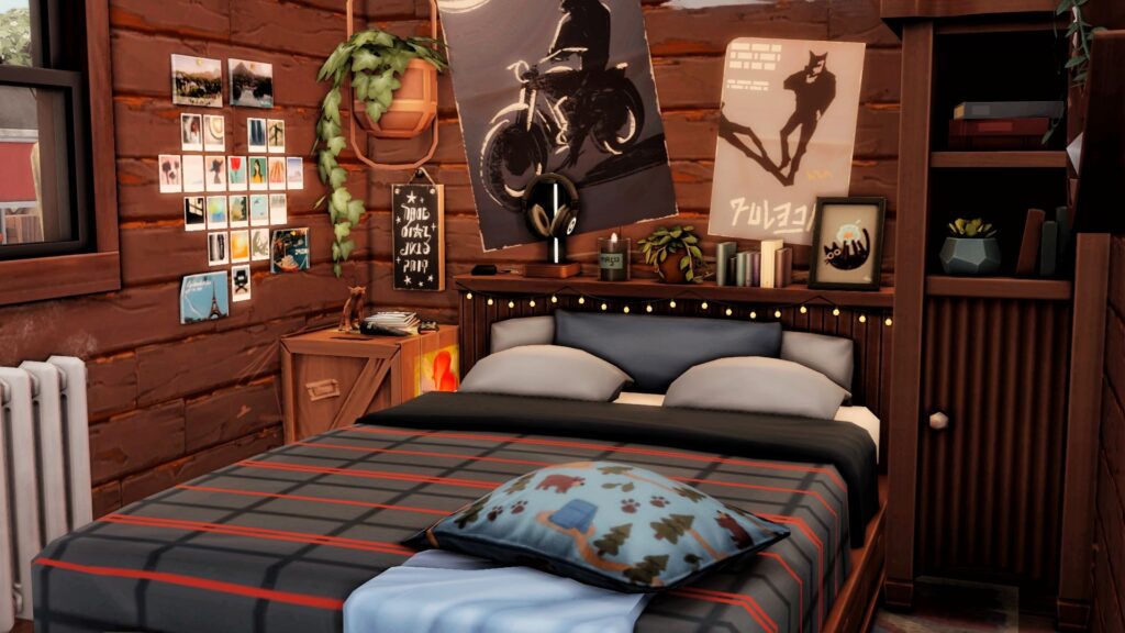 Sims 4 Ranch Homes for Country Living (No CC) 25 sims 4 ranch no cc boys room