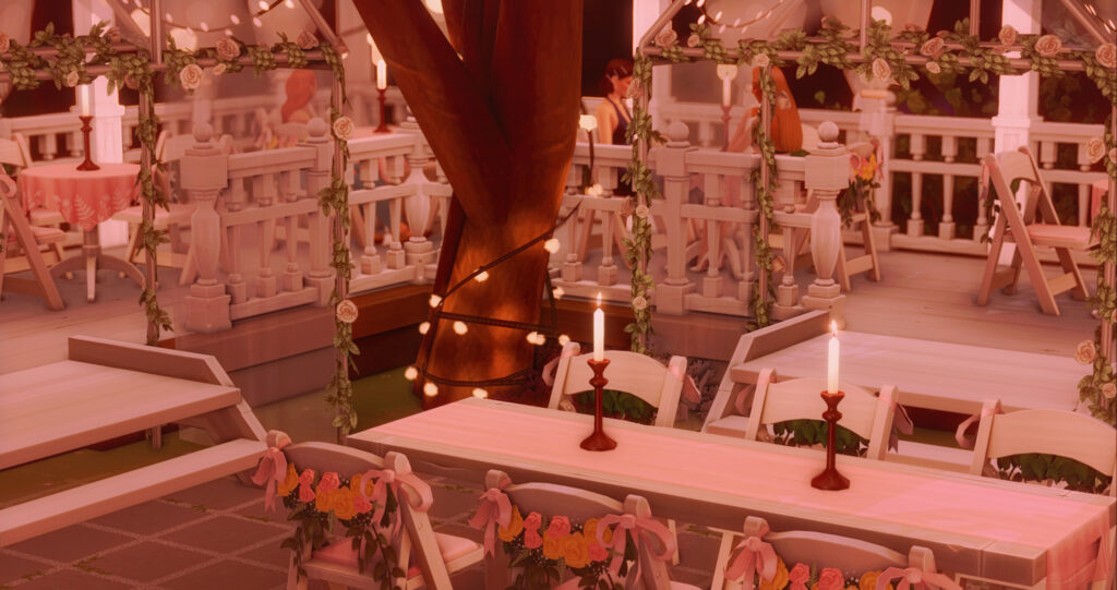 10+ Sims 4 Cafe Builds That Make Your Save Feel Alive (No CC) 50 sims 4 romantic cafe outdoor seating