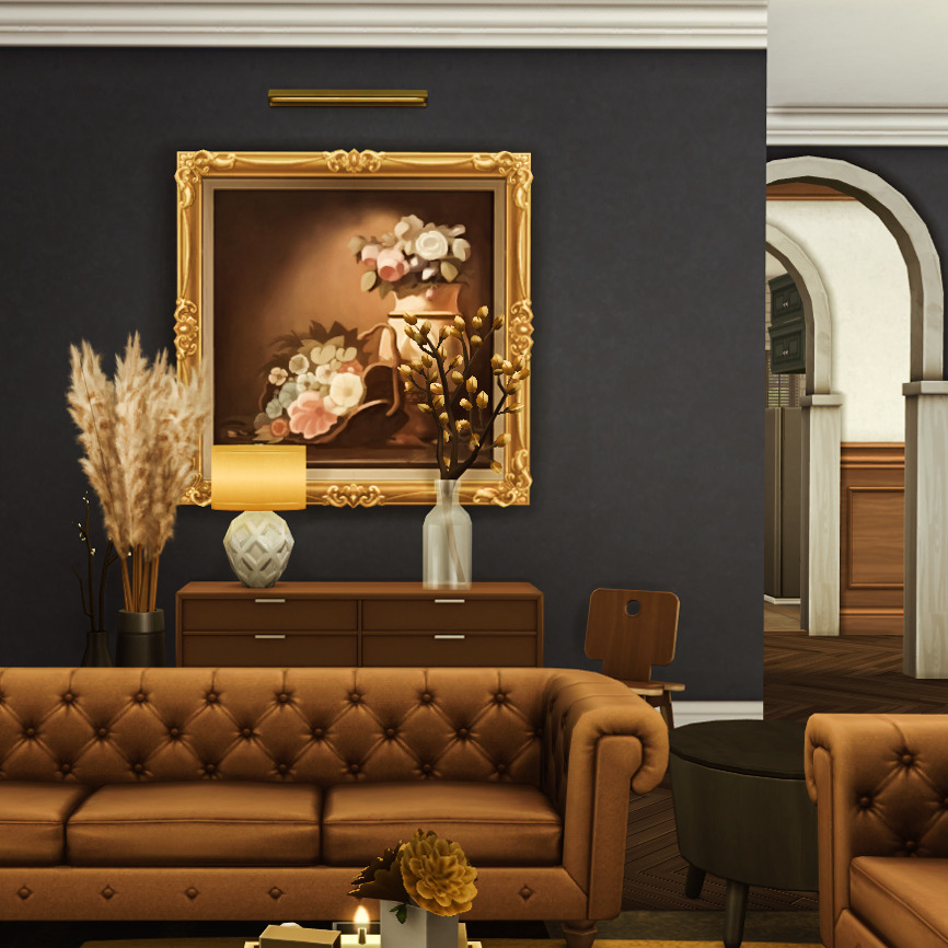 10 Sims 4 Royal Mansions for Generational Saves (No CC) 4 sims 4 royal mansions no cc gold accent interior