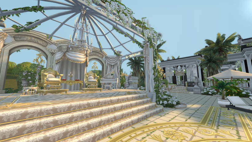 10 Sims 4 Royal Mansions for Generational Saves (No CC) 29 sims 4 royal mansions no cc grand architectural design