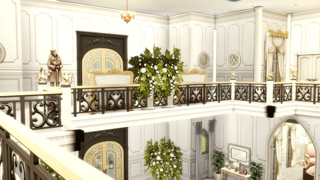 10 Sims 4 Royal Mansions for Generational Saves (No CC) 22 sims 4 royal mansions no cc high ceiling mansion