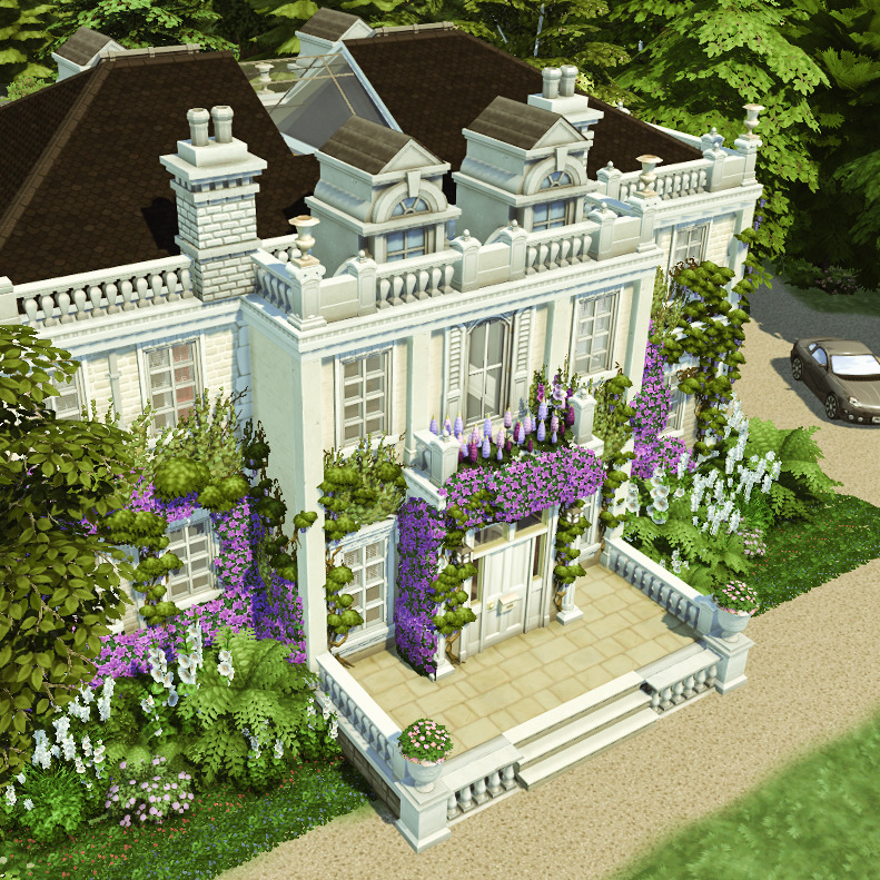 10 Sims 4 Royal Mansions for Generational Saves (No CC) 5 sims 4 royal mansions no cc vintage royal design