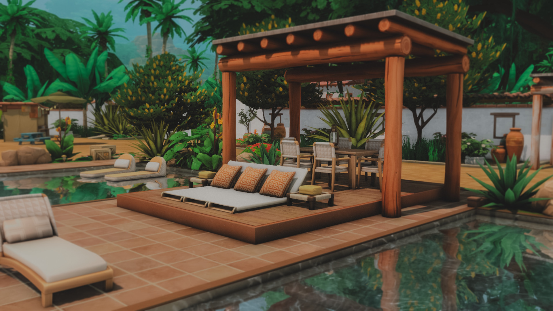 Sims 4 Community Pools for Summer Gameplay (No CC)