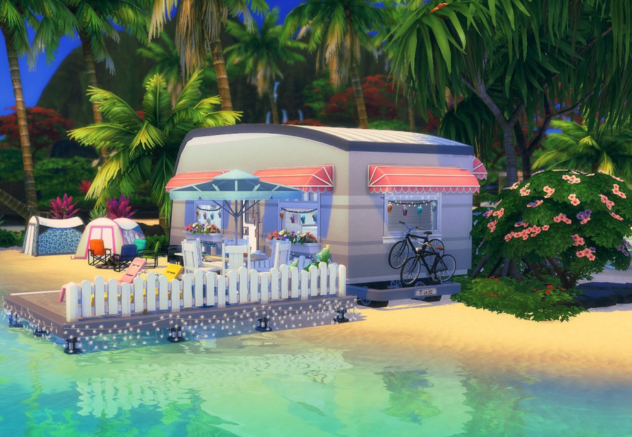sims 4 summer camper no cc
