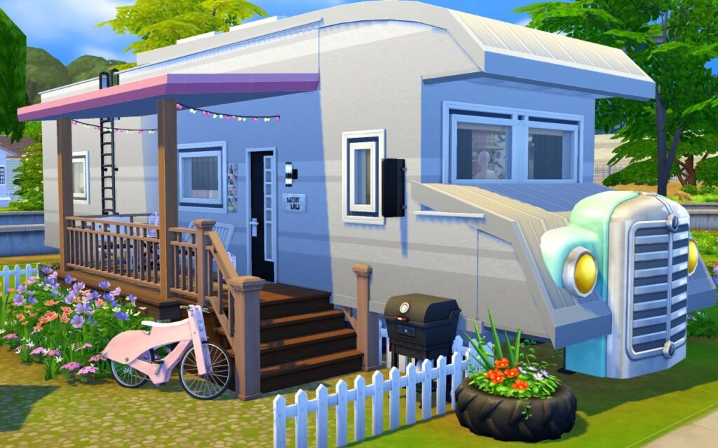 sims 4 vintage rv camper no cc
