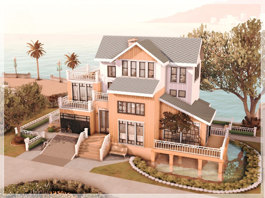 Sims 4 Coastal Homes for Cozy Seaside Living (No CC) 45 1