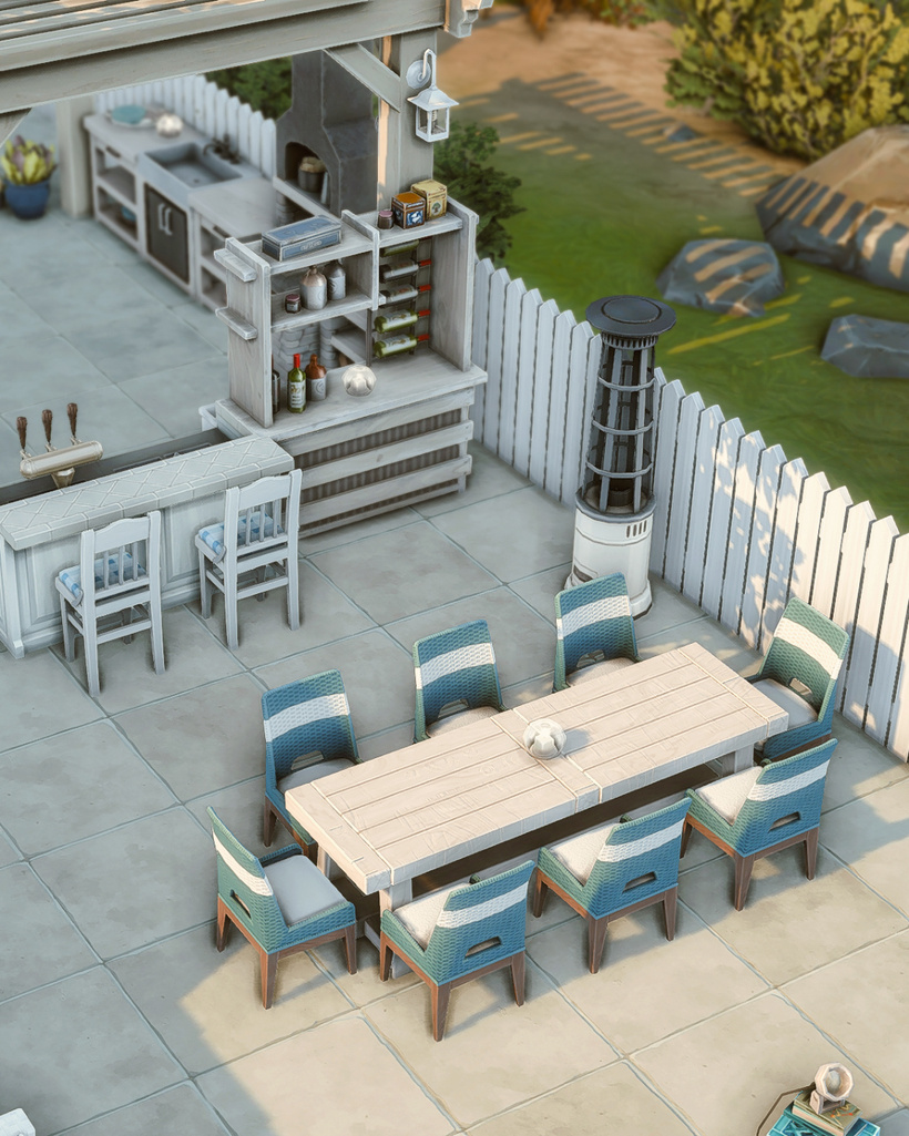 Sims 4 Coastal Homes for Cozy Seaside Living (No CC) 30 1000111788
