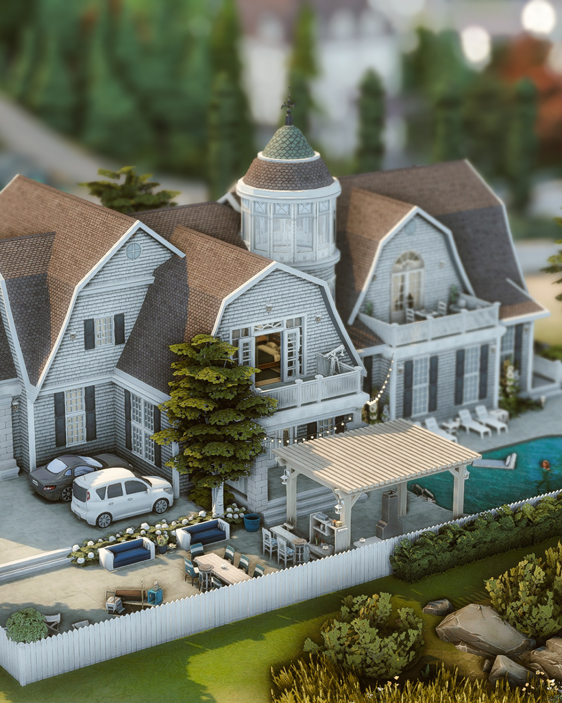 Sims 4 Coastal Homes for Cozy Seaside Living (No CC) 32 1000111790