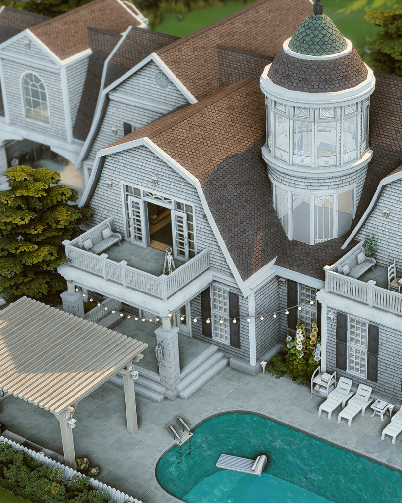Sims 4 Coastal Homes for Cozy Seaside Living (No CC) 31 1000111793
