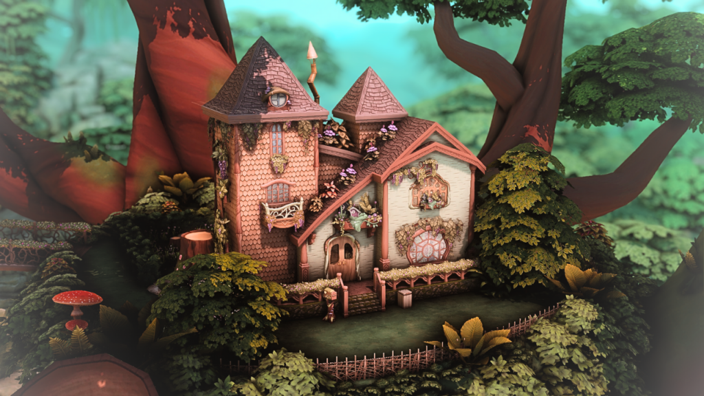 Sims 4 Fairy Homes for Enchanted Fantasy Gameplay (No CC) 19 168