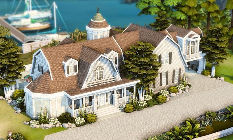 Sims 4 Coastal Homes for Cozy Seaside Living (No CC) 28 Untitled design 1