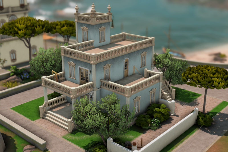 Sims 4 Royal Starter Homes for Humble Legacy Gameplay (No CC)