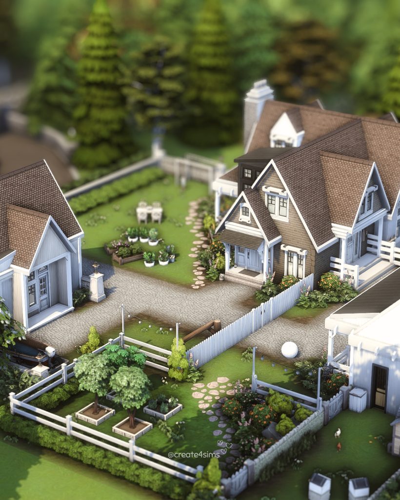 sims 4 farmhouse no cc