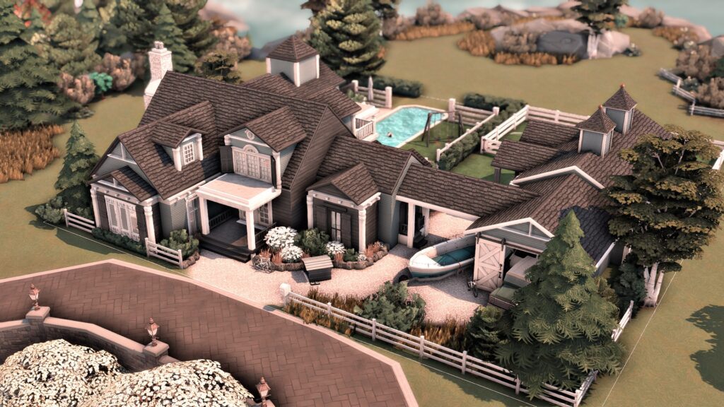 Sims 4 Coastal Homes for Cozy Seaside Living (No CC) 6 sims 4 luxury family coastal home no cc