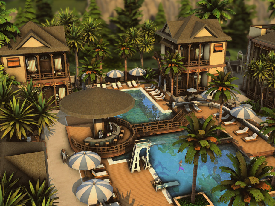 Sims 4 Resorts & Hotels for Luxury Vacation Gameplay (No CC) 32 w 920h 690 3790425