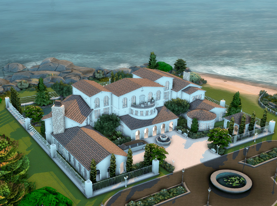 15 Sims 4 Mega Mansions For Sims With Billionaire Status (No CC) 55 image