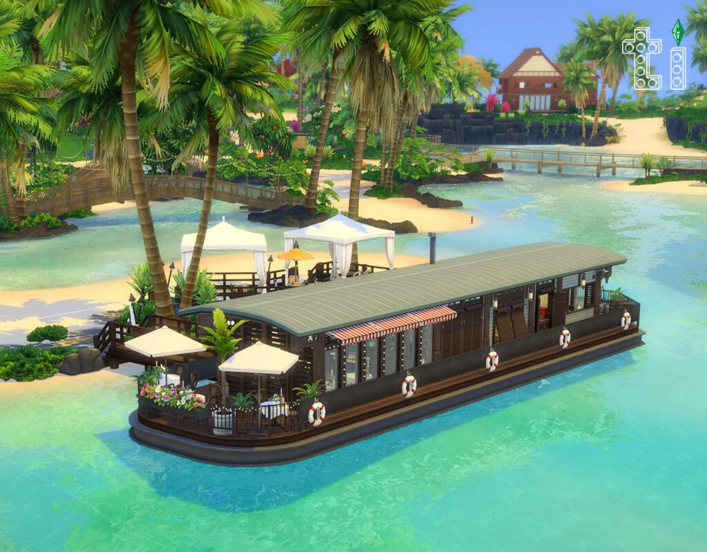 12 Restaurants in Sims 4 for Family Dinners, Date Nights & More (No CC) 18 sims 4 beach restaurant no cc