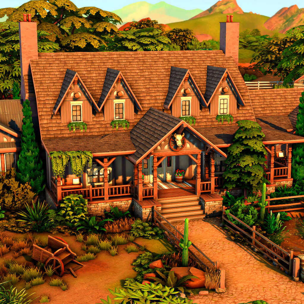 10 Sims 4 Horse Ranches for Realistic Country Gameplay (No CC) 37 sims 4 big family farm