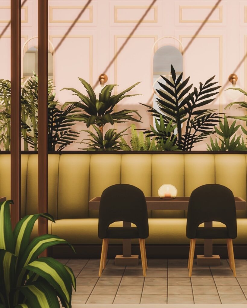 12 Restaurants in Sims 4 for Family Dinners, Date Nights & More (No CC) 34 sims 4 bistro cafe no cc
