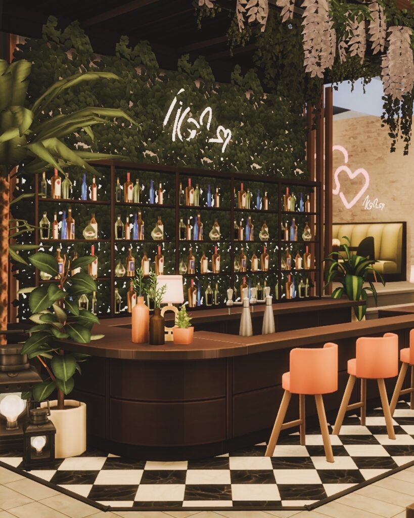 12 Restaurants in Sims 4 for Family Dinners, Date Nights & More (No CC) 35 sims 4 bistro no cc