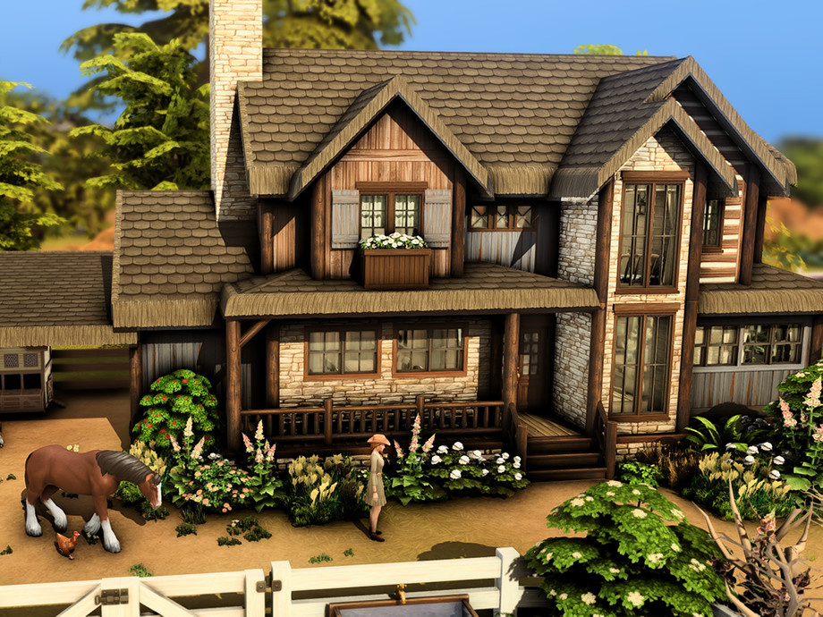 10 Sims 4 Horse Ranches for Realistic Country Gameplay (No CC) 7 sims 4 country estate