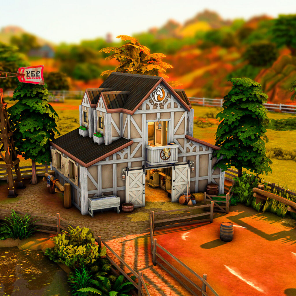 10 Sims 4 Horse Ranches for Realistic Country Gameplay (No CC) 38 sims 4 cozy ranch home no cc