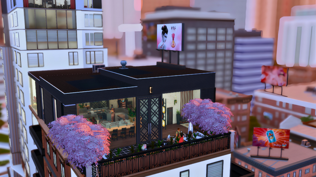 12 Restaurants in Sims 4 for Family Dinners, Date Nights & More (No CC) 14 Sims 4 rooftop restaurant in the city
