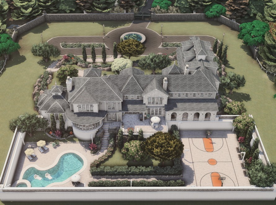 15 Sims 4 Mega Mansions For Sims With Billionaire Status (No CC) 22 sims 4 dream mansion