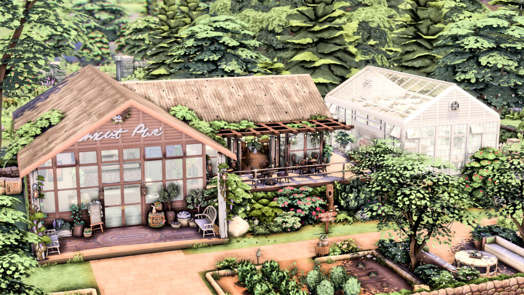 12 Restaurants in Sims 4 for Family Dinners, Date Nights & More (No CC) 23 sims 4 farm to table restaurant no cc