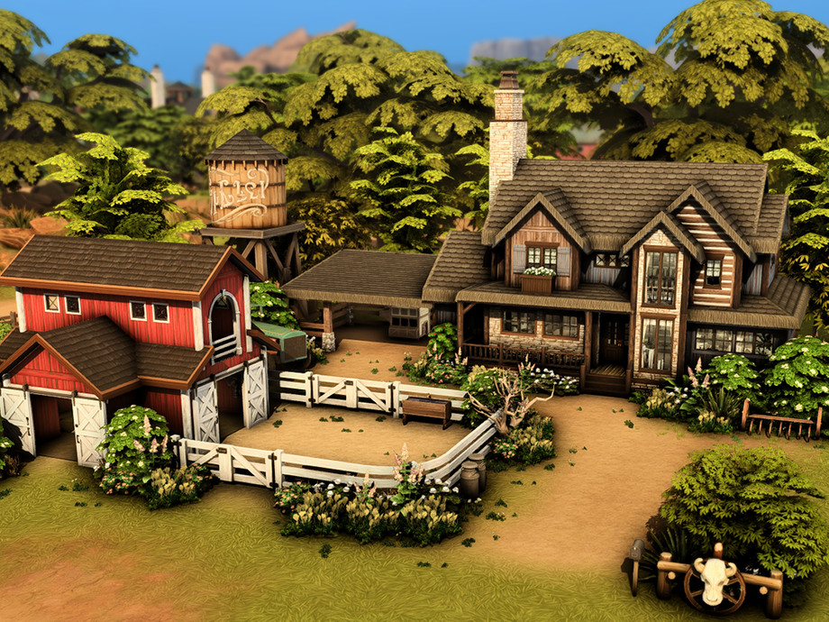 sims 4 horse ranch build