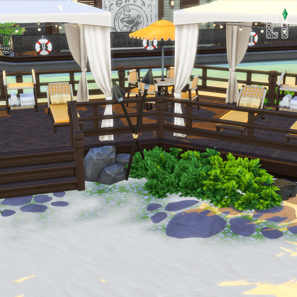 12 Restaurants in Sims 4 for Family Dinners, Date Nights & More (No CC) 22 sims 4 island dining no cc