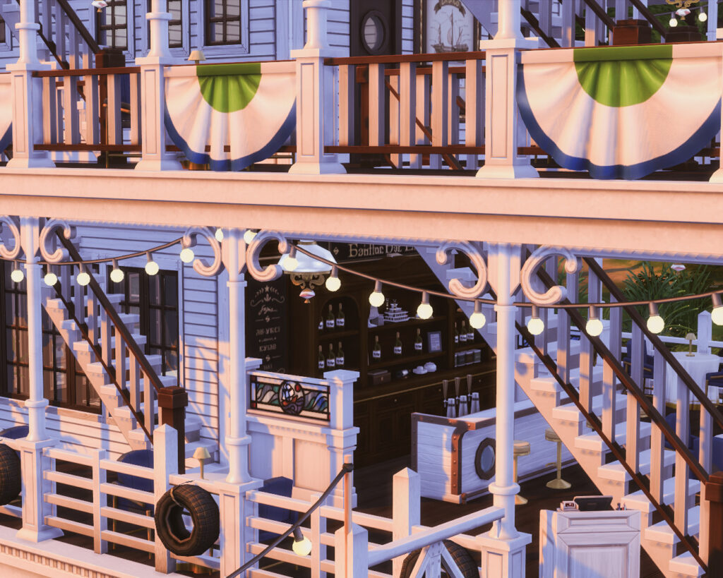 12 Restaurants in Sims 4 for Family Dinners, Date Nights & More (No CC) 31 sims 4 luxury boat restaurant no cc