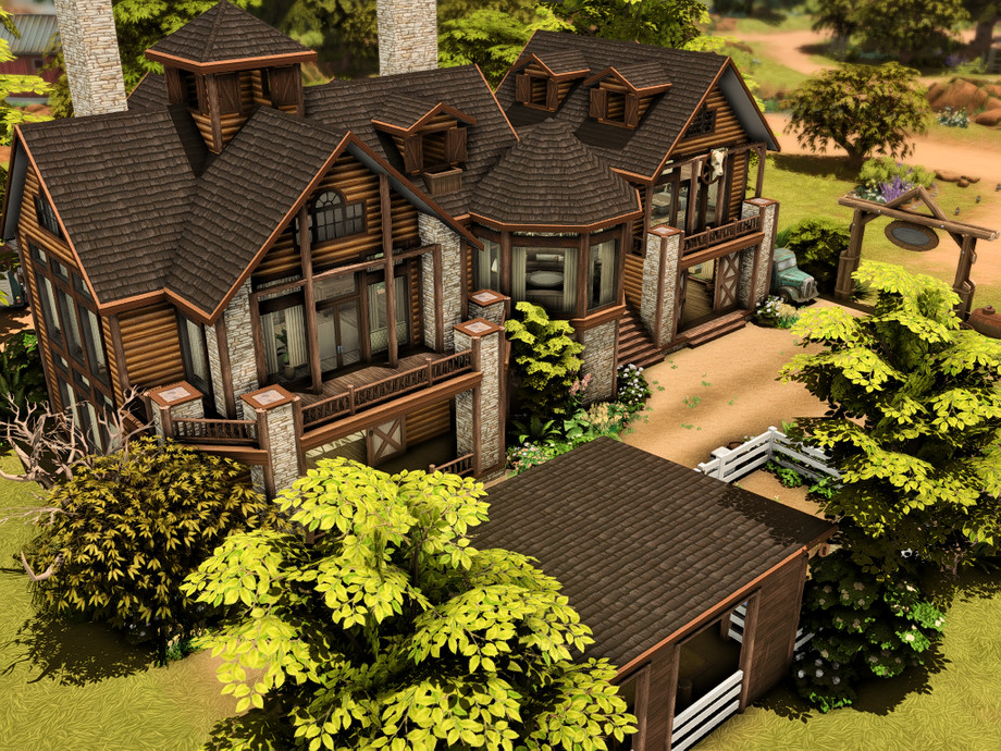 10 Sims 4 Horse Ranches for Realistic Country Gameplay (No CC) 26 sims 4 ranch build no cc 3