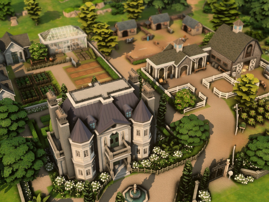 How to Build a Royal Save in Ondarion Sims 4 (No CC Guide) 10 sims 4 ranch build no cc