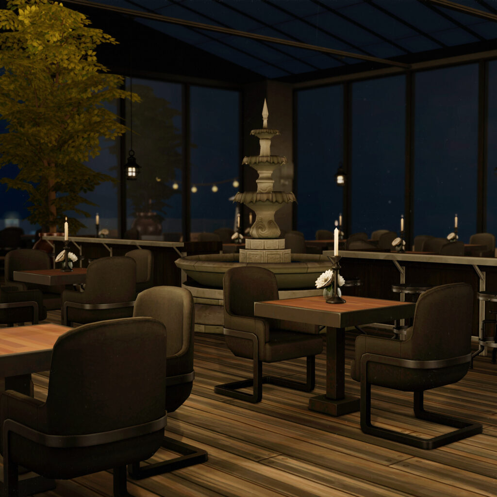 How Rich Sims Spend Their Time: Building a Luxury Lifestyle in The Sims 4 (No CC) 12 sims 4 luxury restaurant