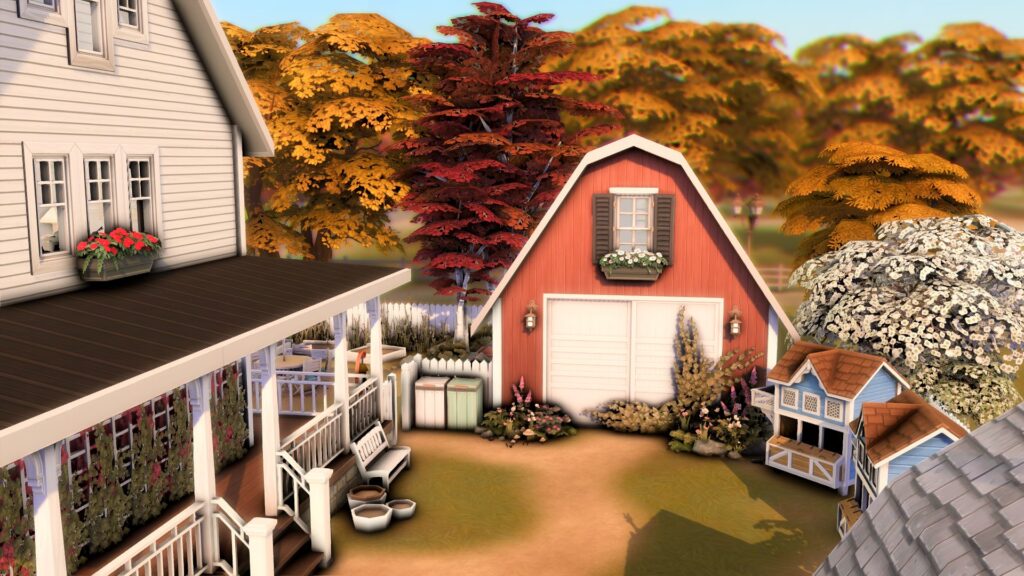 12 Cozy Sims 4 Fall Family Homes for the Perfect Autumn Save (No CC) 23 1 1
