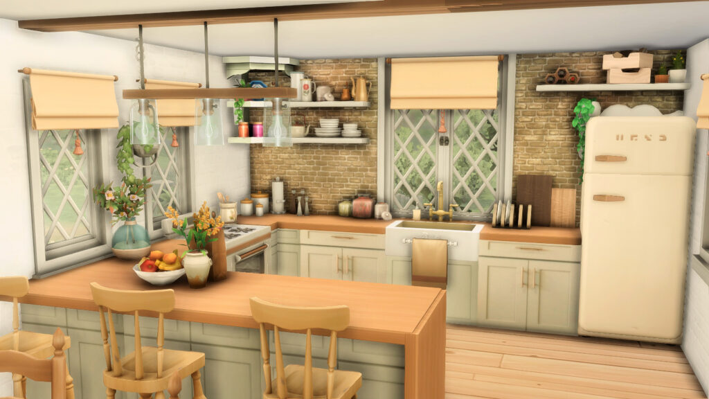 12 Charming Sims 4 Cottage Homes for the Coziest Save (No CC) 15 sims 4 rustic cottage
